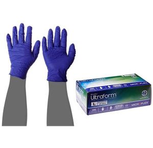 Ansell Microflex Ultraform Powder-Free Nitrile Exam Gloves