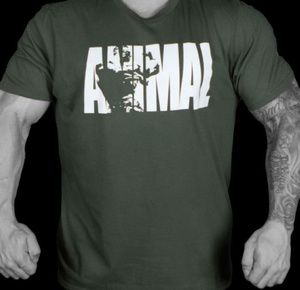 Universal ANIMAL WHEY MILITARY GREEN TEE