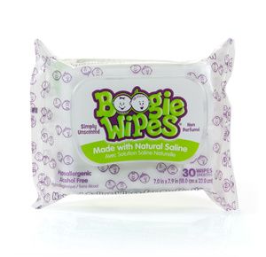 Nehemiah Boogie Wipes Saline Nose Wipe