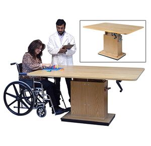 Hausmann Model 4320 Crank Hydraulic Work Table