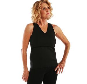 Softee Vee Black Prosthetic Camisole