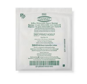 Medline 100 Percent Cotton X-ray Detectable Gauze Sponge