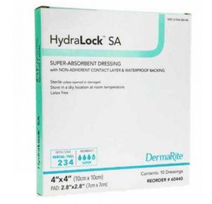 DermaRite HydraLock SA Polymer Super Absorbent Dressing