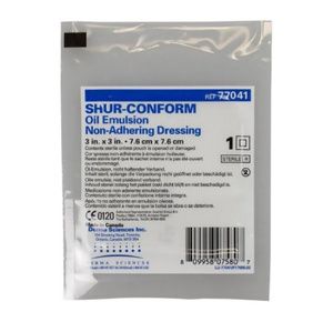 Derma Sciences Shur-Conform Oil Emulsion Impregnated Dressing
