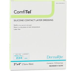 DermaRite ComfiTel Silicone Wound Dressing