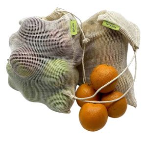 Tru Earth Reusable Cotton Mesh Produce Bag