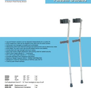 Graham Field Forearm Crutch