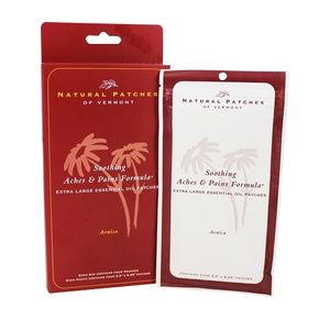 Natural Patches Of Vermont Soothing Aches And Pains Formula Extra Large Essential Oil Patch