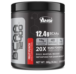 ANSI Instantized BCAA 12400 Dietary Supplement