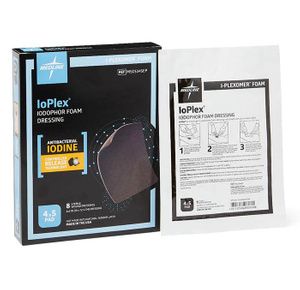 Medline IoPlex Iodophor Foam Dressings