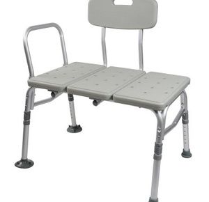 McKesson Aluminum Transfer Bench with Reversible Back