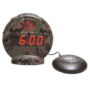 Sonic Alert Bunker Bomb Vibrating Alarm Clock With Super Shaker