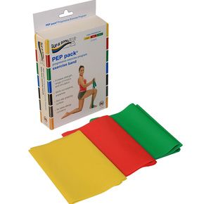 Sup-R Band Latex Free Easy Exercise Band PEP Pack