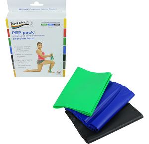 Sup-R Band Latex Free Moderate Exercise Band PEP Pack