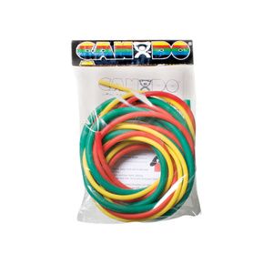 CanDo Low Powder Exercise Tubing PEP Pack