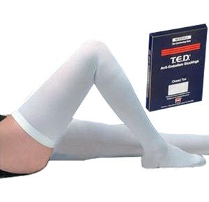 McKesson Anti-Embolism Medi-Pak™ Knee-high Inspection Toe Stockings