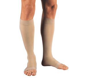 BSN Jobst Relief Large Open Toe Knee High 30-40mmhg Extra Firm Compression Stockings