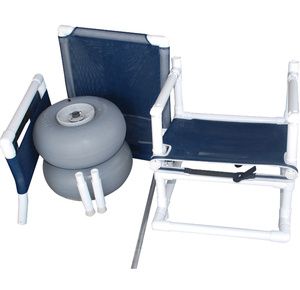 MJM International All Terrain Knock Down Beach Lounger