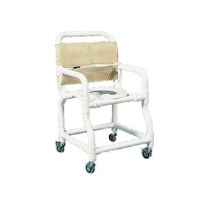 Duralife Shower Chair With Lower Rear Crossbar