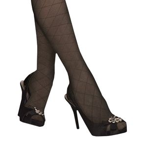 BSN Jobst Ultrasheer Thigh High 15-20 mmHg Stockings with Silicone Dot Band in Diamond Pattern