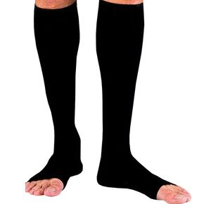 BSN Jobst for Men Open Toe Knee-High 30-40 mmHg Ribbed Compression Socks