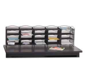 Safco Onyx Mesh Literature Sorter