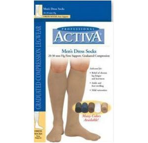 FLA Orthopedics Activa Men Firm Support 20-30mmHg Dress Socks