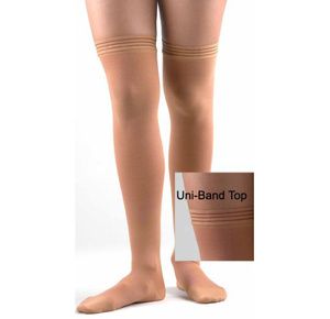 FLA Orthopedics Activa Surgical Weight Thigh High 30-40mmHg Stockings With Uni-Band Top