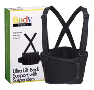 BodySport Ultra Lift Back Support with Suspenders