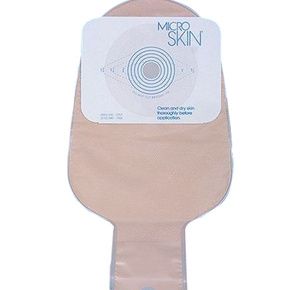 Cymed MicroSkin One-Piece Opaque Drainable Pouch With Thin MicroDerm Washer