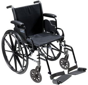 Drive Cruiser X4 Lightweight Dual-Axle Wheelchair With Swing-Away Footrests