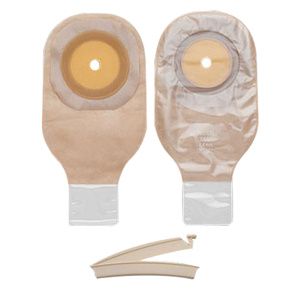 Hollister Premier One-Piece Extended Wear Flat Cut-to-fit Ultra-Clear Urostomy Kit With Tape Border