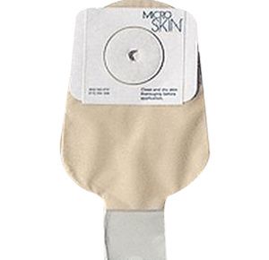Cymed MicroSkin One-Piece Clear Drainable Pouch With Thin MicroDerm Washer