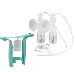 Ameda One-Hand Breast Pump with Dual Hygienikit Milk Collection System