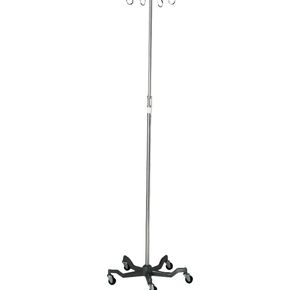Medline Heavu Duty Aluminum Five Leg IV Stand