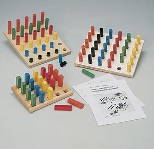 Pegboard with Round Pegs