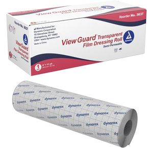 Dynarex View Guard Transparent Film Dressing Rolls