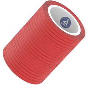 Dynarex Sensi-Wrap Self-Adherent Bandage Rolls - Red