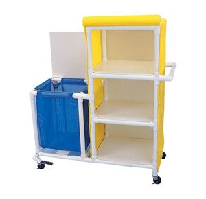 Healthline Linen Cart-Hamper Combination