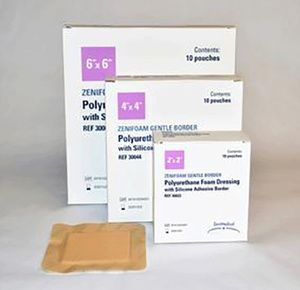 ZeniMedical Zenifoam Gentle Border Polyurethane Foam Dressing