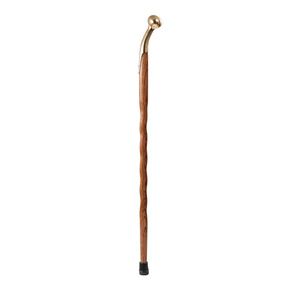 Mabis DMI Briggs Brazos Twisted Oak Walking Cane With Hame Top