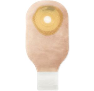 Hollister Premier One-Piece Standard Wear Flat Pre-cut Beige 12 Inches Drainable Pouch With Filter