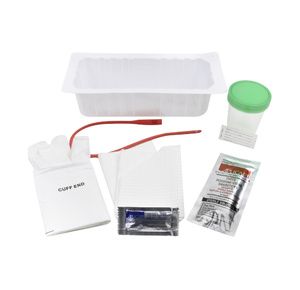 Buy McKesson Urethral Intermittent Red Rubber Catheter Tray Without Balloon