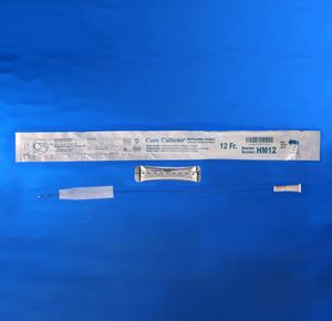Buy Cure Male Hydrophilic Coated Intermittent Urinary Catheter - 16 Inches - Straight Tip