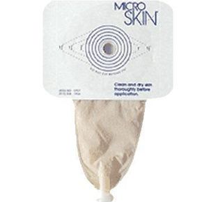 Cymed MicroSkin One-Piece Cut-to-Fit Transparent 7 Inches Urostomy Pouch with Plain Barrier