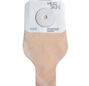 Cymed MicroSkin One-Piece Opaque Drainable Pouch With Thick MicroDerm Plus Washer