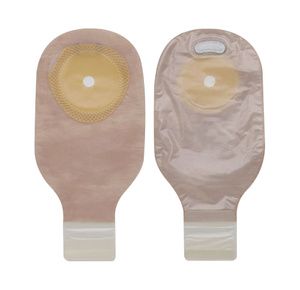Hollister Premier One-Piece Oval Beige Drainable Pouch With SoftFlex Skin Barrier