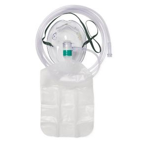 Medline Disposable Oxygen Masks with Standard Connector