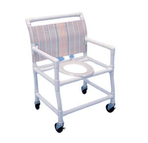 Healthline Bariatric Extra-Wide Shower Commode Chair