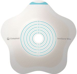 Coloplast Sensura Mio Click Convex Flip Opaque Two-Piece Cut-to-Fit Barrier